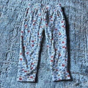 Kids Floral Patterned Sweatpants